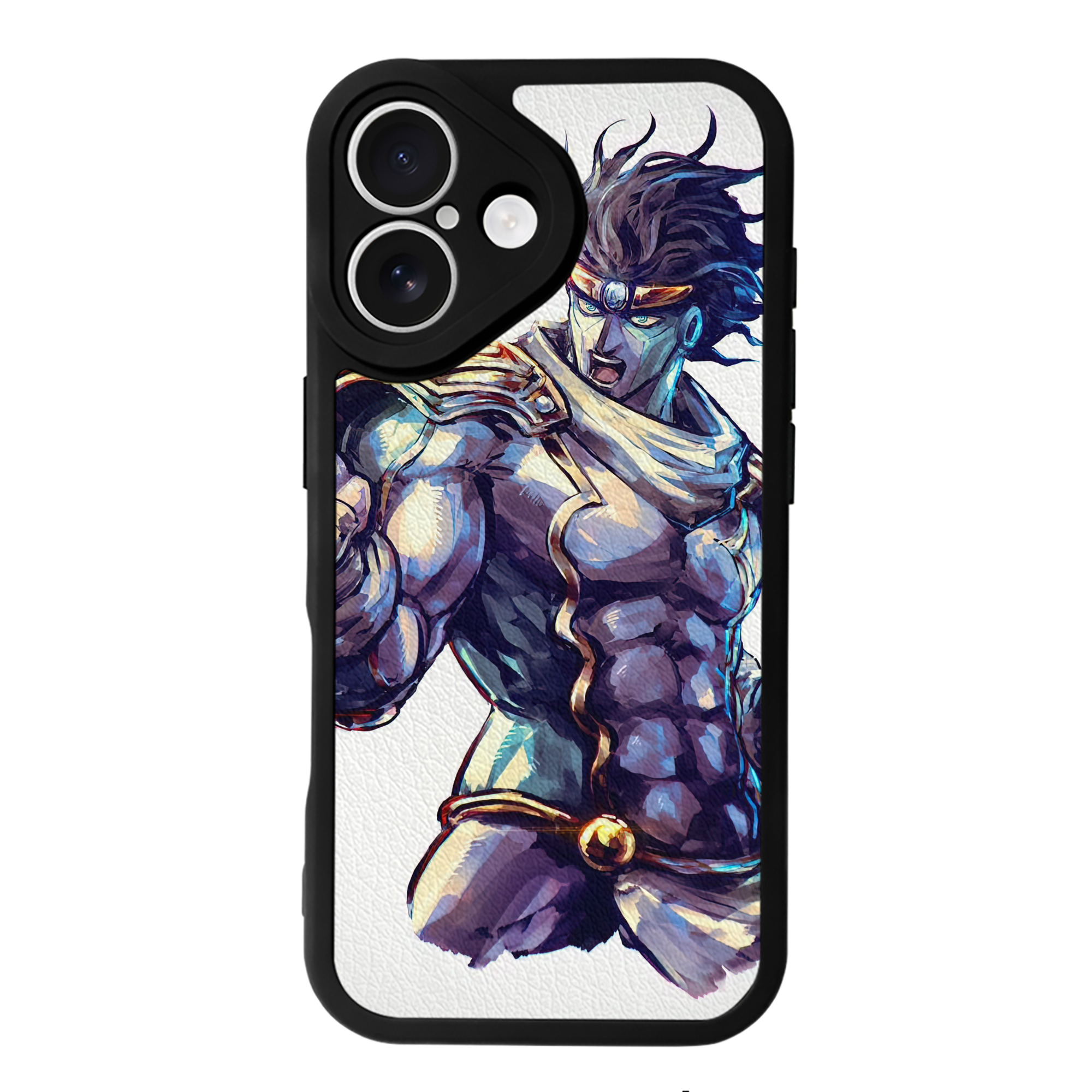 （画像用） ジョジョの奇妙な冒険 JoJo's Bizarre Adventure 【iPhone 16シリーズ対応】シリコンスマホケース（レザー調） 材質：シリコン